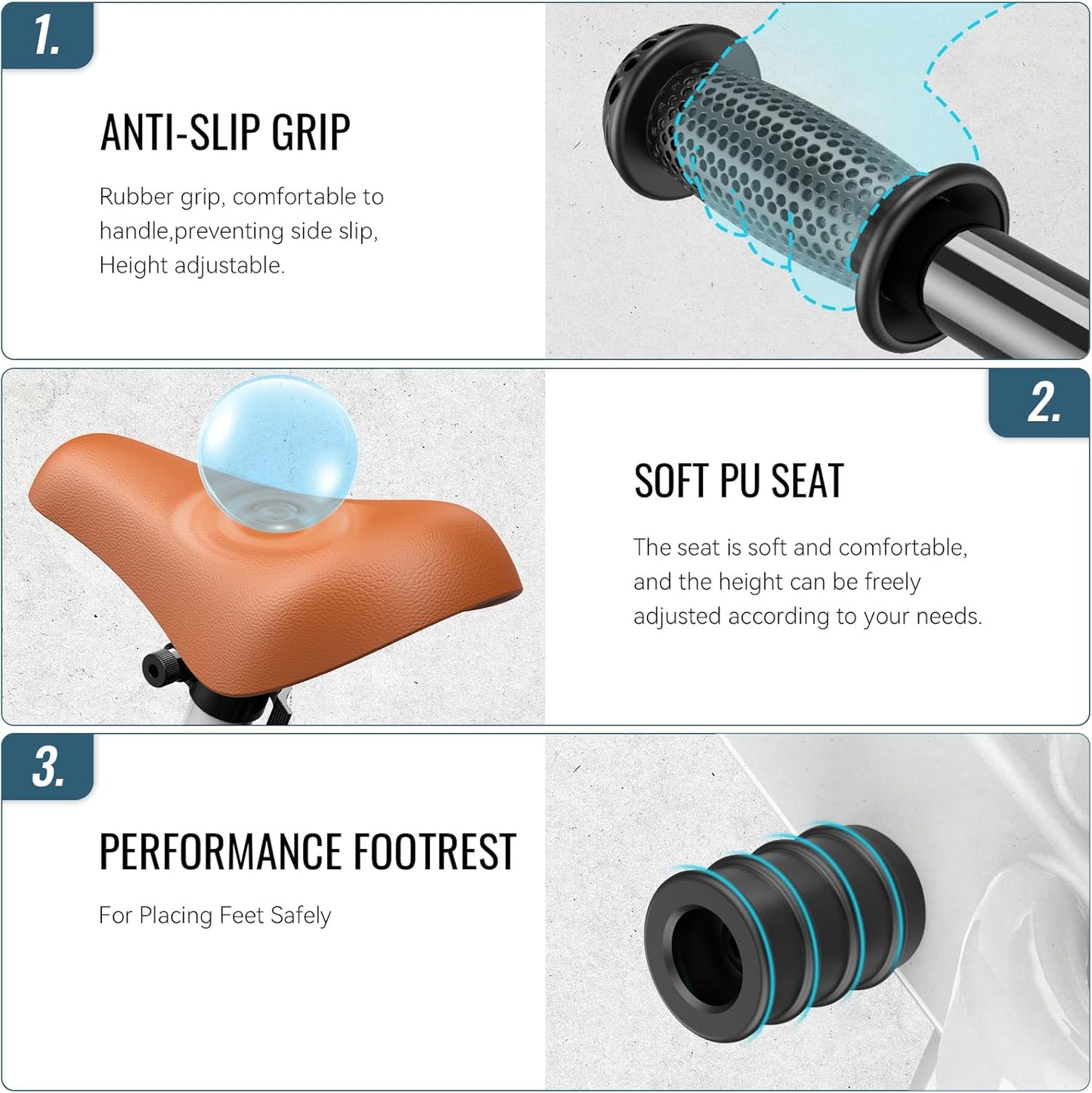 SEREED Toddler Balance Bike 2 Year Old, No Pedal Kids Toy Bike for 2-5 Years Old, Tool-Free Adjustment, Gift for 2-3 Boys Girls, Customize Plate with 3pcs Stickers (White)