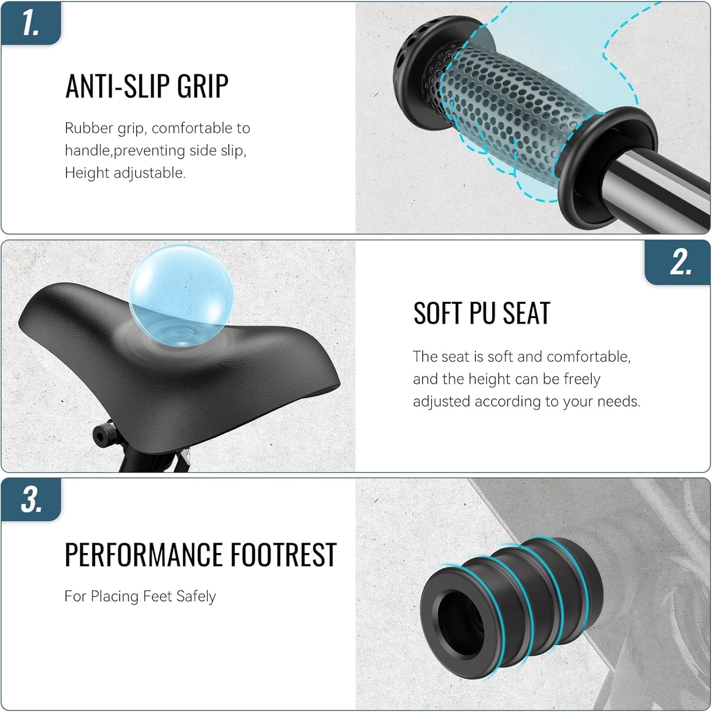 SEREED Toddler Balance Bike 2 Year Old, No Pedal Kids Toy Bike for 2-5 Years Old, Tool-Free Adjustment, Gift for 2-3 Boys Girls, Customize Plate with 3pcs Stickers (Black)